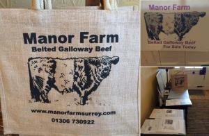 Belted Galloway Cow Logo and Painting